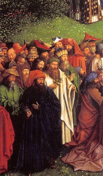 350px-Jan_van_Eyck_-_The_Ghent_Altarpiece_-_Adoration_of_the_Lamb_(detail)_-_WGA07656