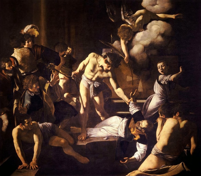 25.Caravaggio - The_Martyrdom_of_Saint_Matthew(c._1599-1600)