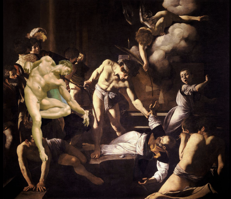 Caravaggio with Adam